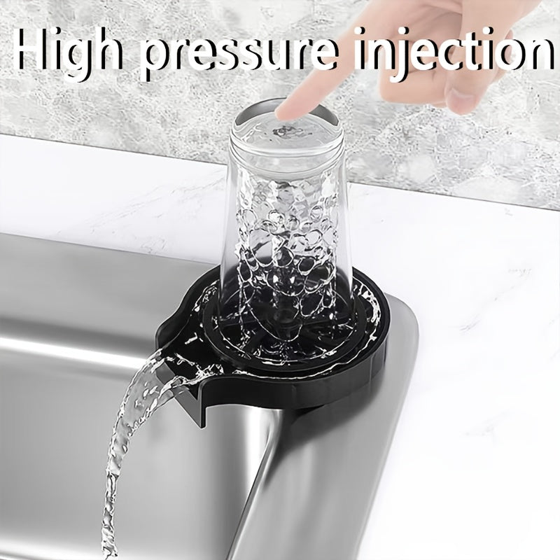 Automatic glass washer, easy to install automatic bottle washer with high pressure wash and press