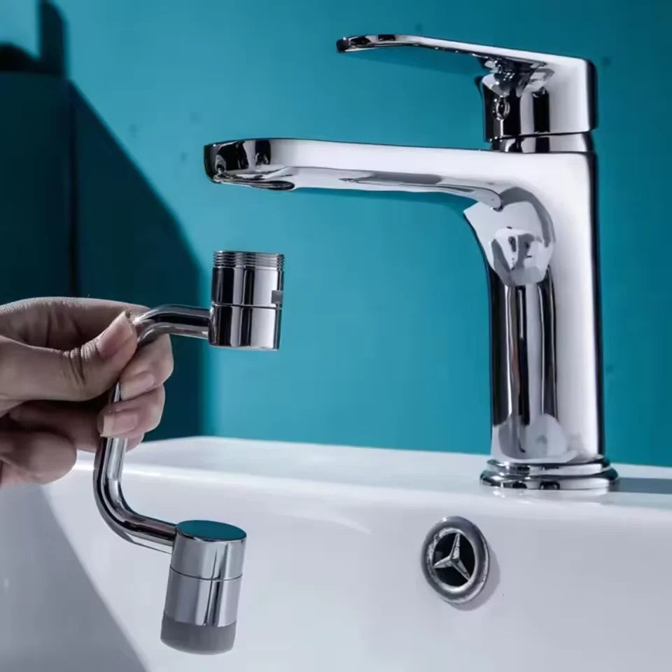 1080° Swivel Faucet Extender Universal Splash proof Dual Spray Modes