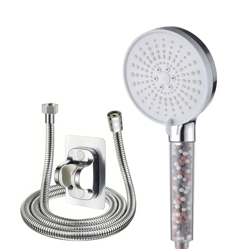 Bathroom Handheld 5-speed Adjustment Filter Booster Shower Head