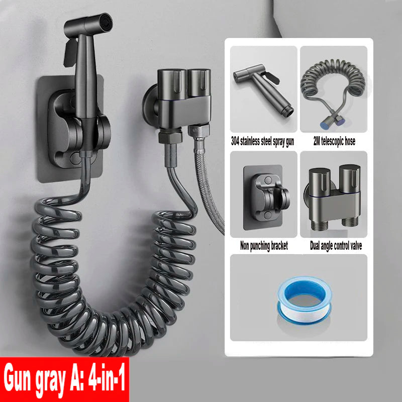 Handheld Toilet Bidet Faucet Sprayer Stainless Steel