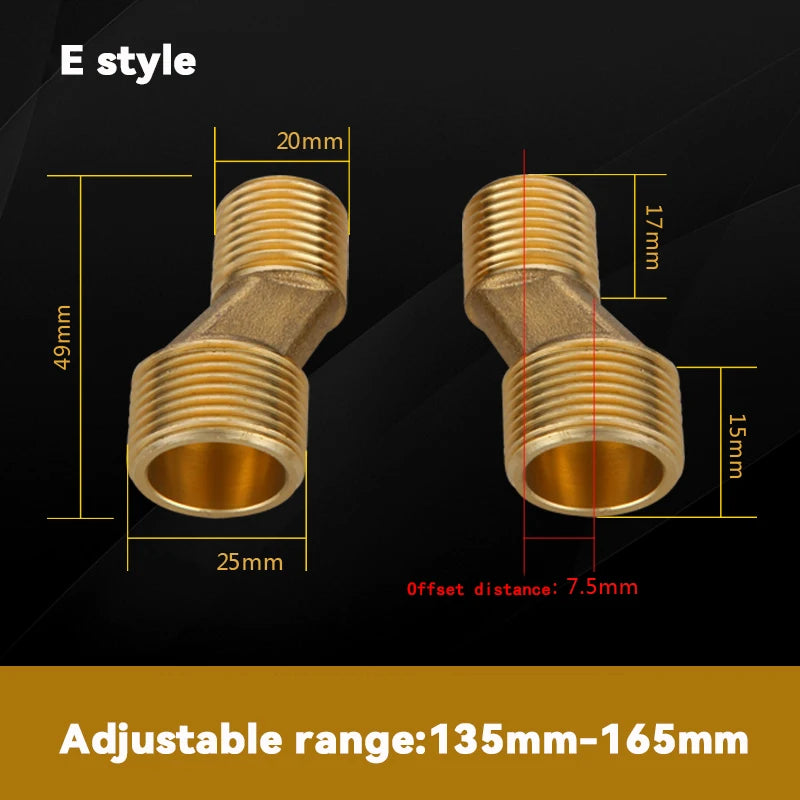 Shower System Mounting Accessories Lengthening Screws Eccentric Screw Bathroom Faucet Connector Faucet Universal Accessories
