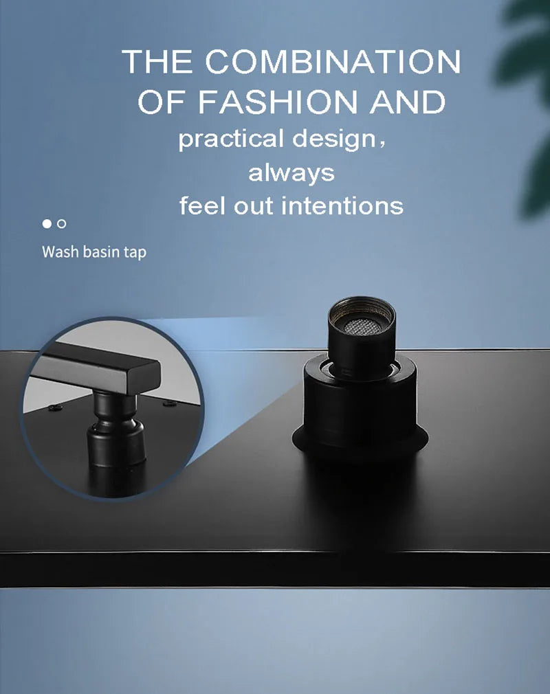 Black Golden Shower Head Rainfall , Rainfall Showerhead