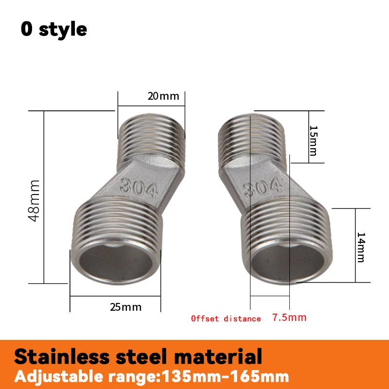 Shower System Mounting Accessories Lengthening Screws Eccentric Screw Bathroom Faucet Connector Faucet Universal Accessories