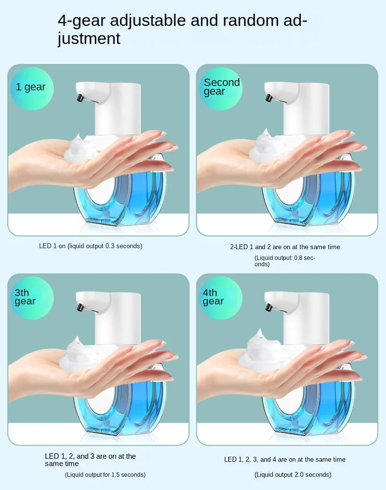 Smart Soap Dispenser 420ml Touchless Motion Sensor Washing Hand Device Wall-Mounted Liquid Soap Dispenser