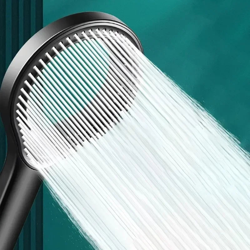 1 heart-shaped ring shower head - high-pressure elliptical design