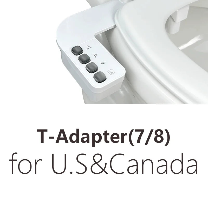 Bidet Attachment Feminine And Rear Wash Nozzle Cleaning, Water Pressure Control, Non-electric Mechanical Sprayer