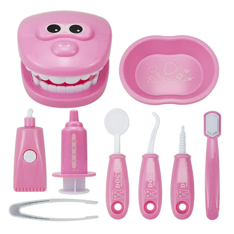 Children Montessori Toys , Dentist Check Teeth Model Doctors Role Play