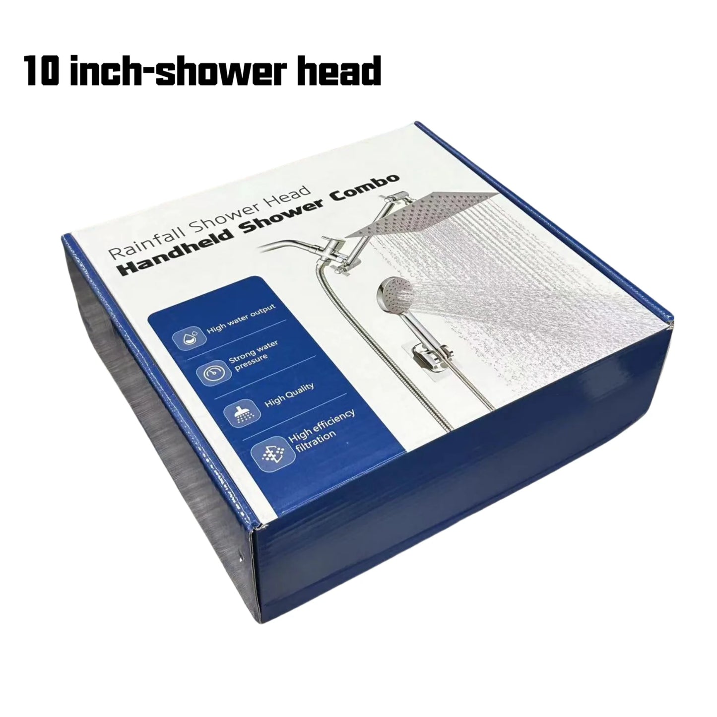 12 Inch Quality Set Rain Shower Head / Handheld Water Saving Shower ,Three Mode Booster Shower Combination