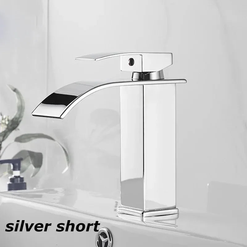 Hot and Cold Water Waterfall Dragon Head Washbasin Single Faucet