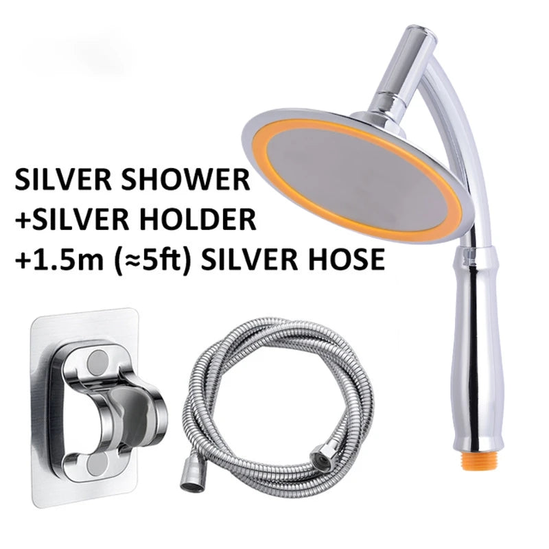 6 Inch High Pressure 360 Degrees Rotation Large Round Big Rainfall Sprayer