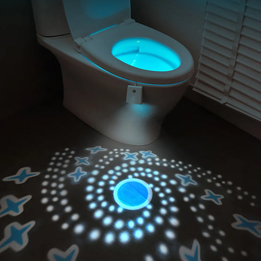 Motion Sensor Toilet Night Light 8-Color Changes