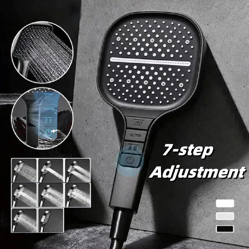 Large Shower Head 7 Modes Adjustable Shower Head
