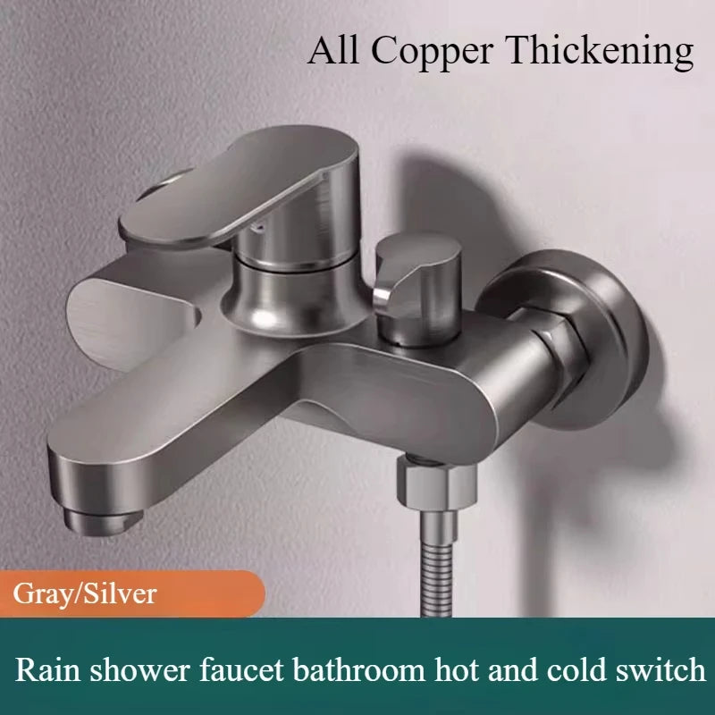 Bathroom Shower Faucet Mixing Valve Shower ,Shower Set Bathtub Mixing Switch Triple Hot and Cold Faucet