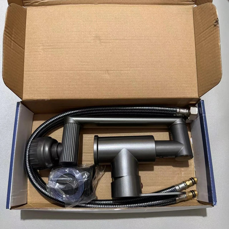 Bathroom Sink Faucet Basin Faucet 1080° Swivel Multifunction Cold and Hot Water Tap