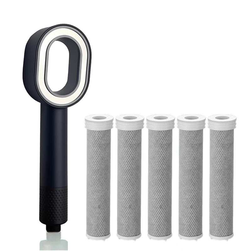 Filter Shower Head High Pressure Beauty Rain Faucet Shower head Filtration Purification