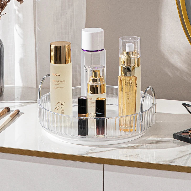 Rotating Makeup Organizer for Vanity 3 Tier Skincare Organizers