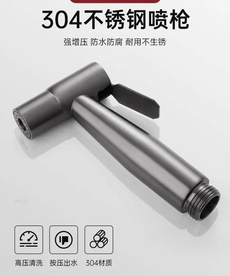 Handheld Toilet Bidet Faucet Sprayer Stainless Steel