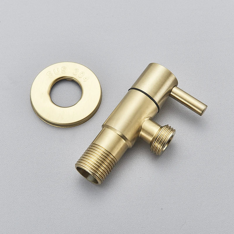 Handheld Toilet Bidet Sprayer With Brass Valve Stainless Steel