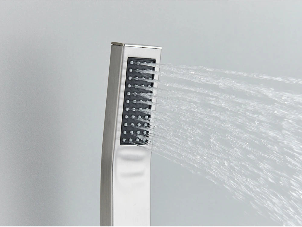 Hand shower Brass Shower Head. Square Handheld Head Replace