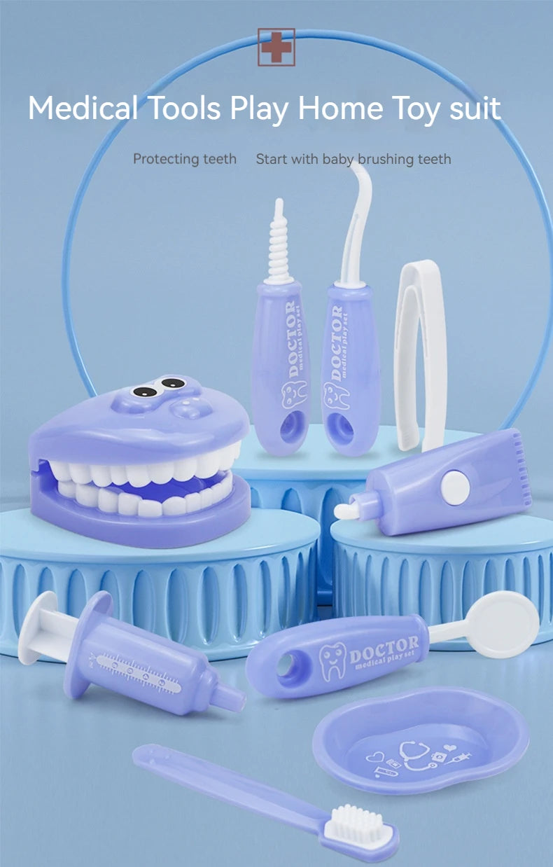 Children Montessori Toys , Dentist Check Teeth Model Doctors Role Play