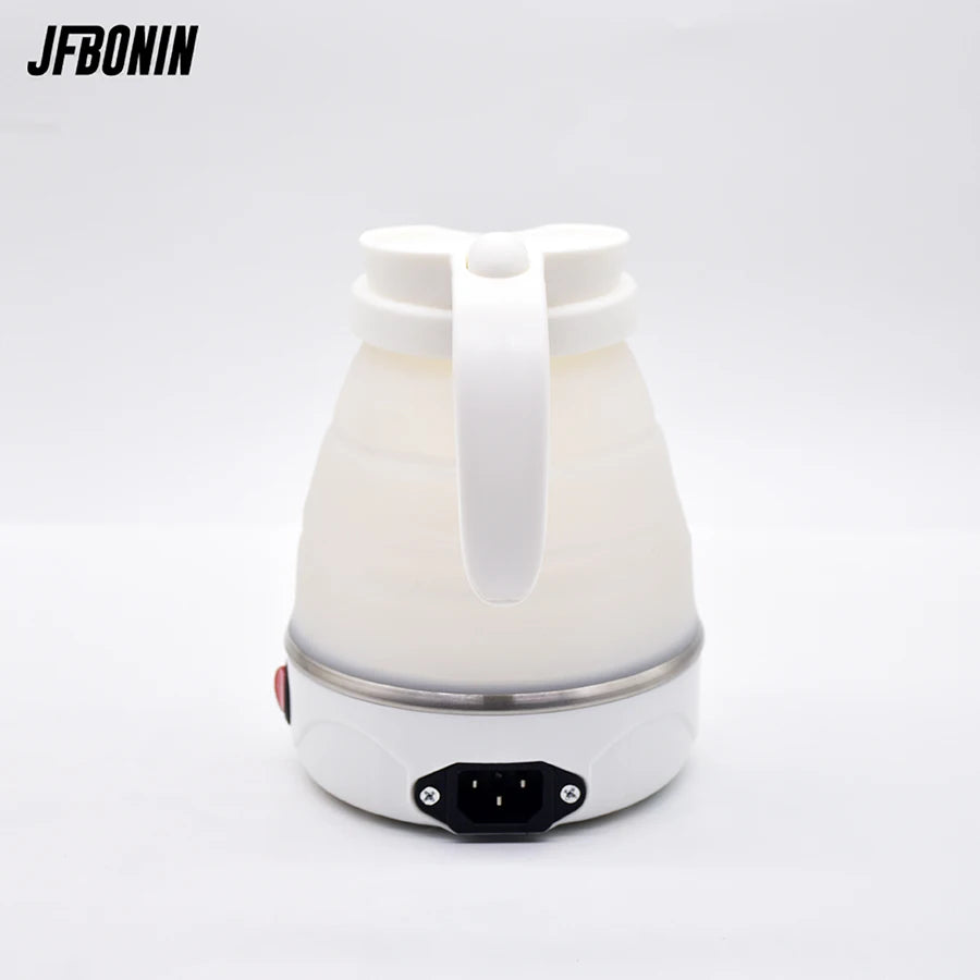 0.6L Mini Folding Kettle Portable Water Heater 600W Silicone Compression Electric Kettle