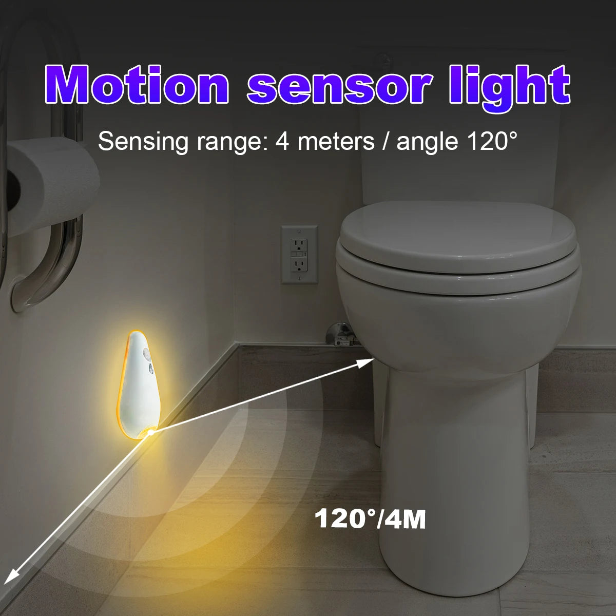 7Color Toilet Night Light Motion Sensor Light