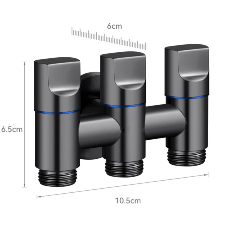 3 Ways Angle Valve Advanced Technology For Stable Water Flow Control With The Three Ways Multifunctional Diverter Valve