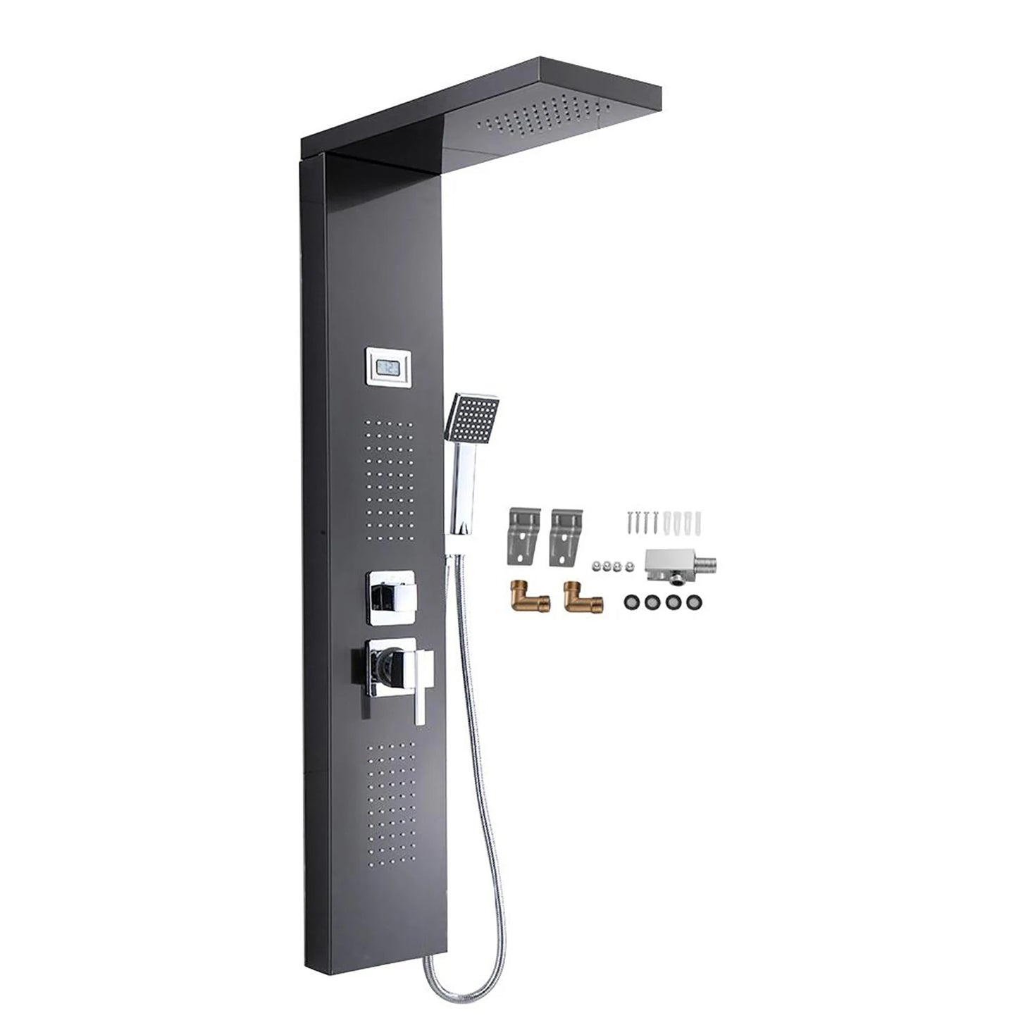 Bathroom Shower Panel Rain Waterfall Spray with Handshower Kit