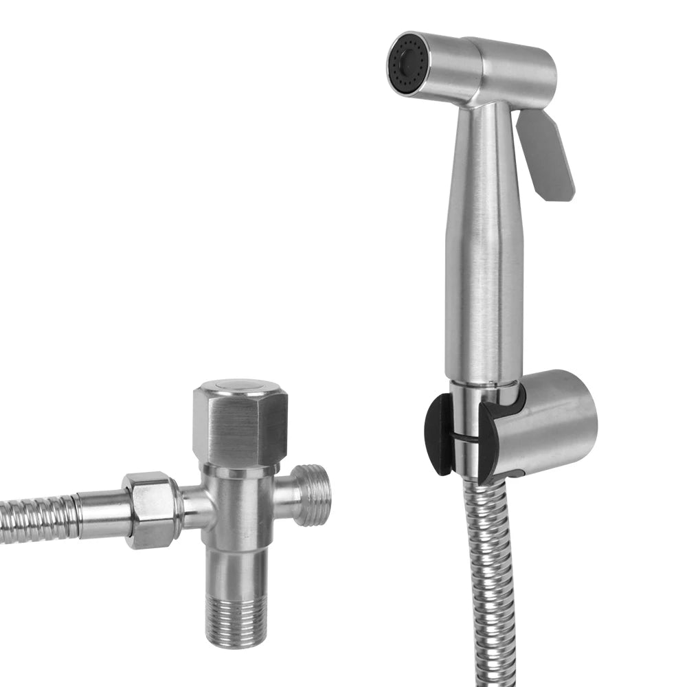 Bidet sprayer set For toilet ,hand sprayer self cleaning Hand Bidet faucet Stainless Steel
