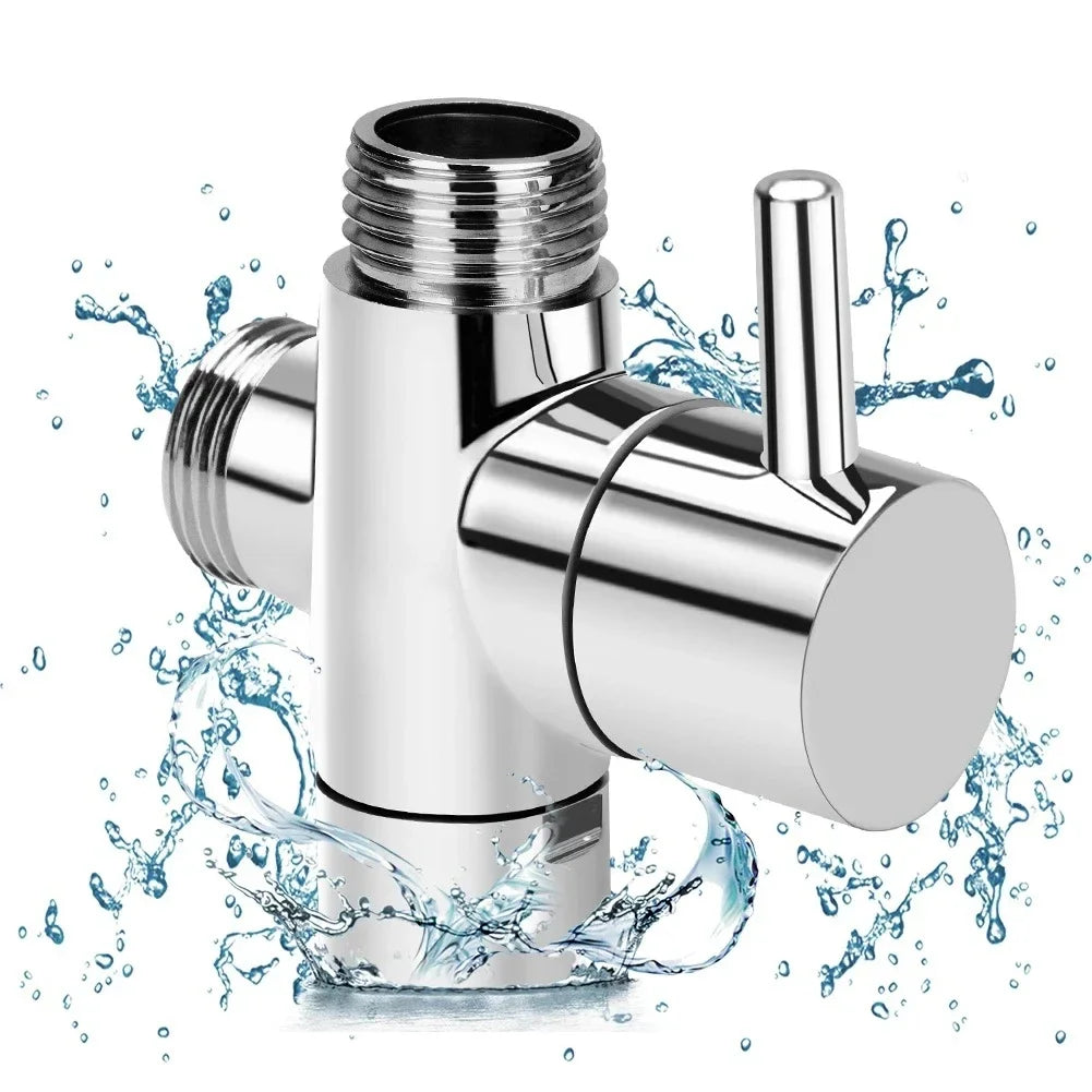 3 Way Shower Head Diverter Valve G1/2 Three Function Switch Adapter Connector