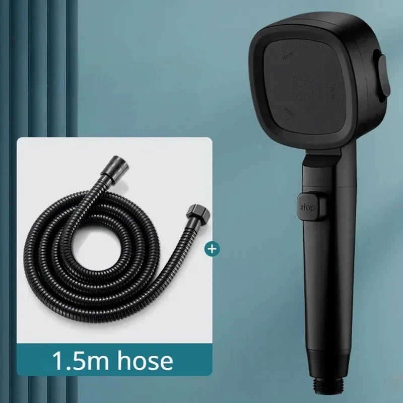 Shower Booster Showerhead Powerful Booster Modes Handheld Showers Head