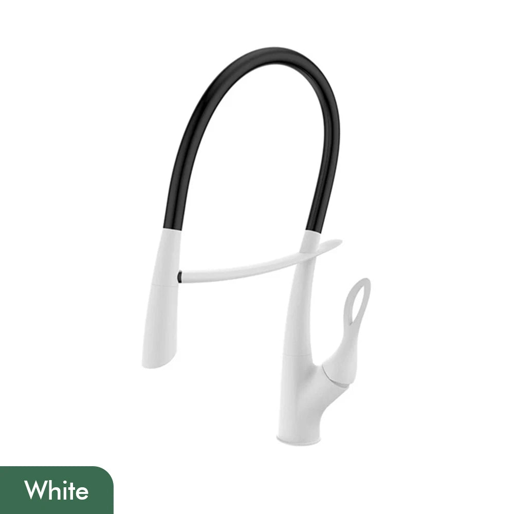 Pull Out Sensor Kitchen Faucet Single Handle Digital Display Intelligent Control