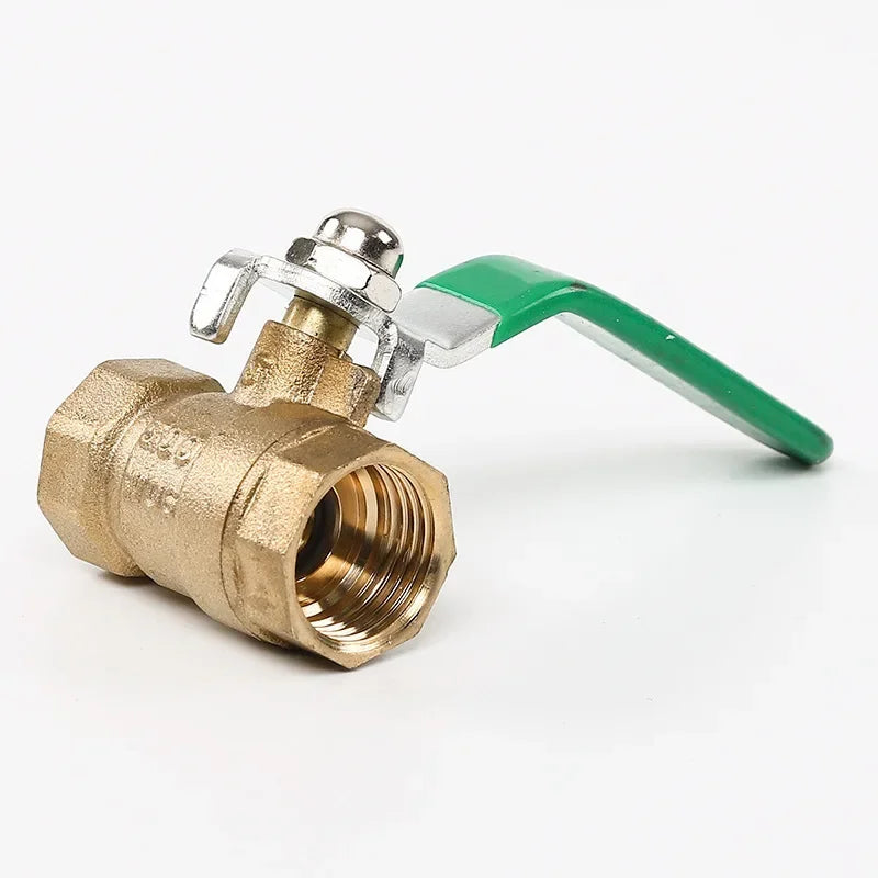 1/2'' Brass Ball Valve Male to Female Water Gas Oil Valve with lever handle Copper Plumbing Valve