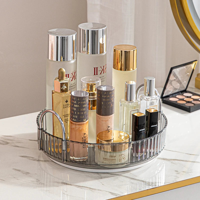 Rotating Makeup Organizer for Vanity 3 Tier Skincare Organizers