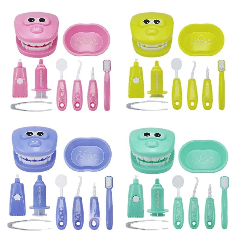 Children Montessori Toys , Dentist Check Teeth Model Doctors Role Play