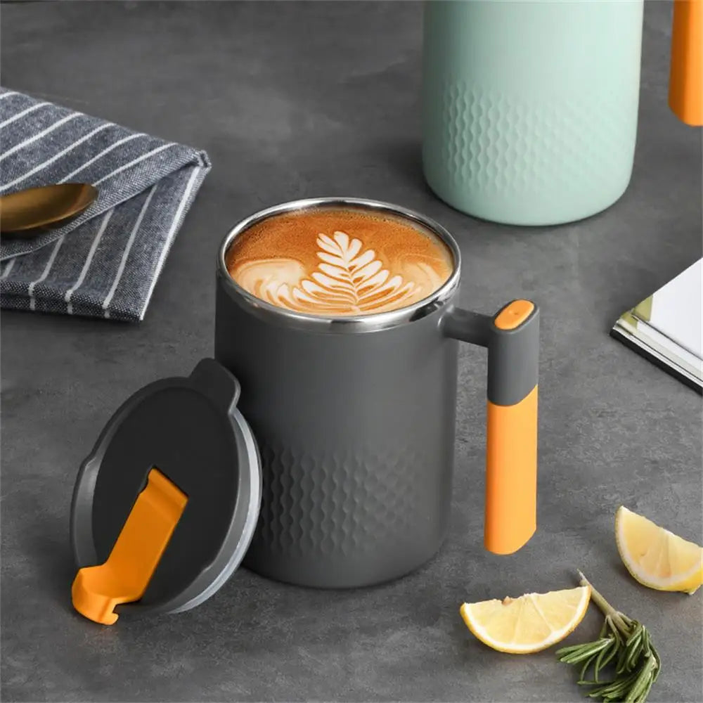 304 Stainless Steel Mug With Tea Leak Tea Cup Double Layer Coffee Cup