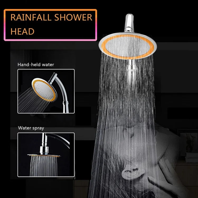 6 Inch High Pressure 360 Degrees Rotation Large Round Big Rainfall Sprayer