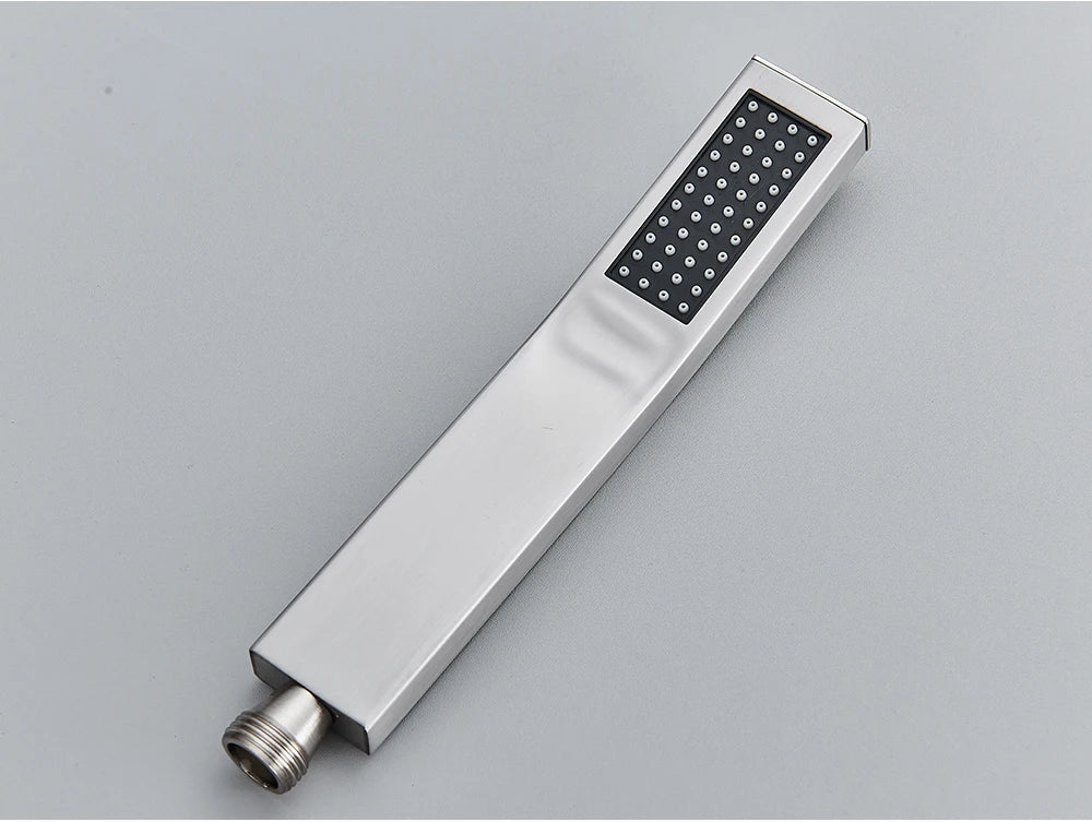 Hand shower Brass Shower Head. Square Handheld Head Replace