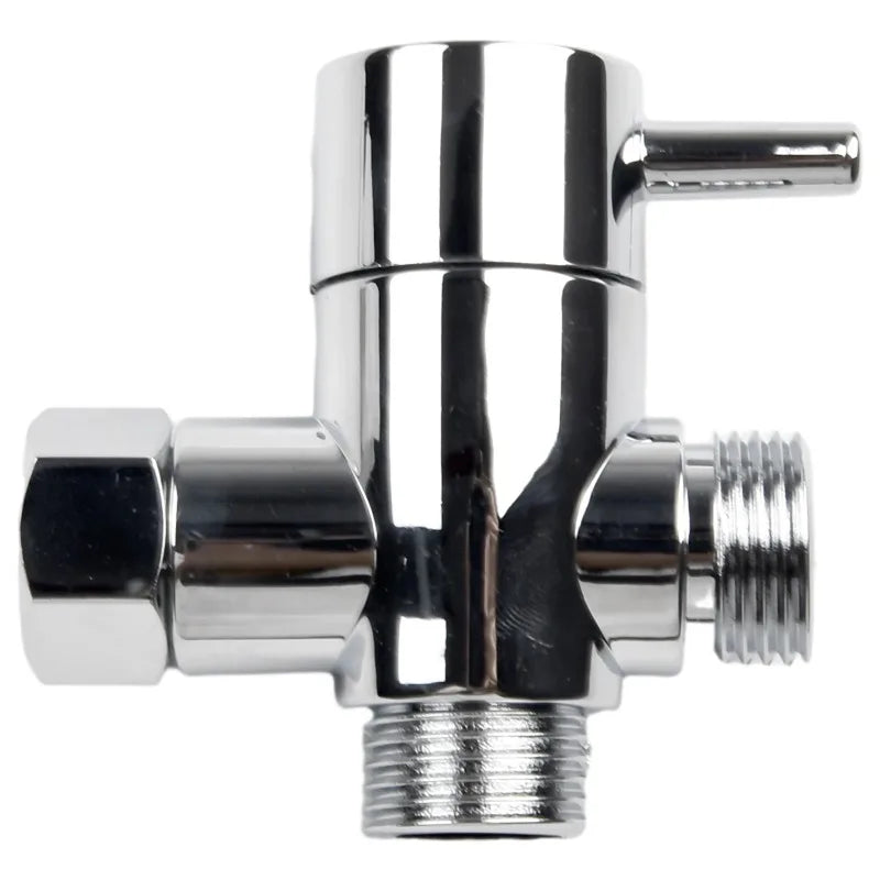 3 Way Shower Head Diverter Valve G1/2 Three Function Switch Adapter Connector