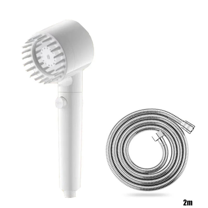 Three Speed Adjustment Bathroom Supplies Head Massage Portable Shower