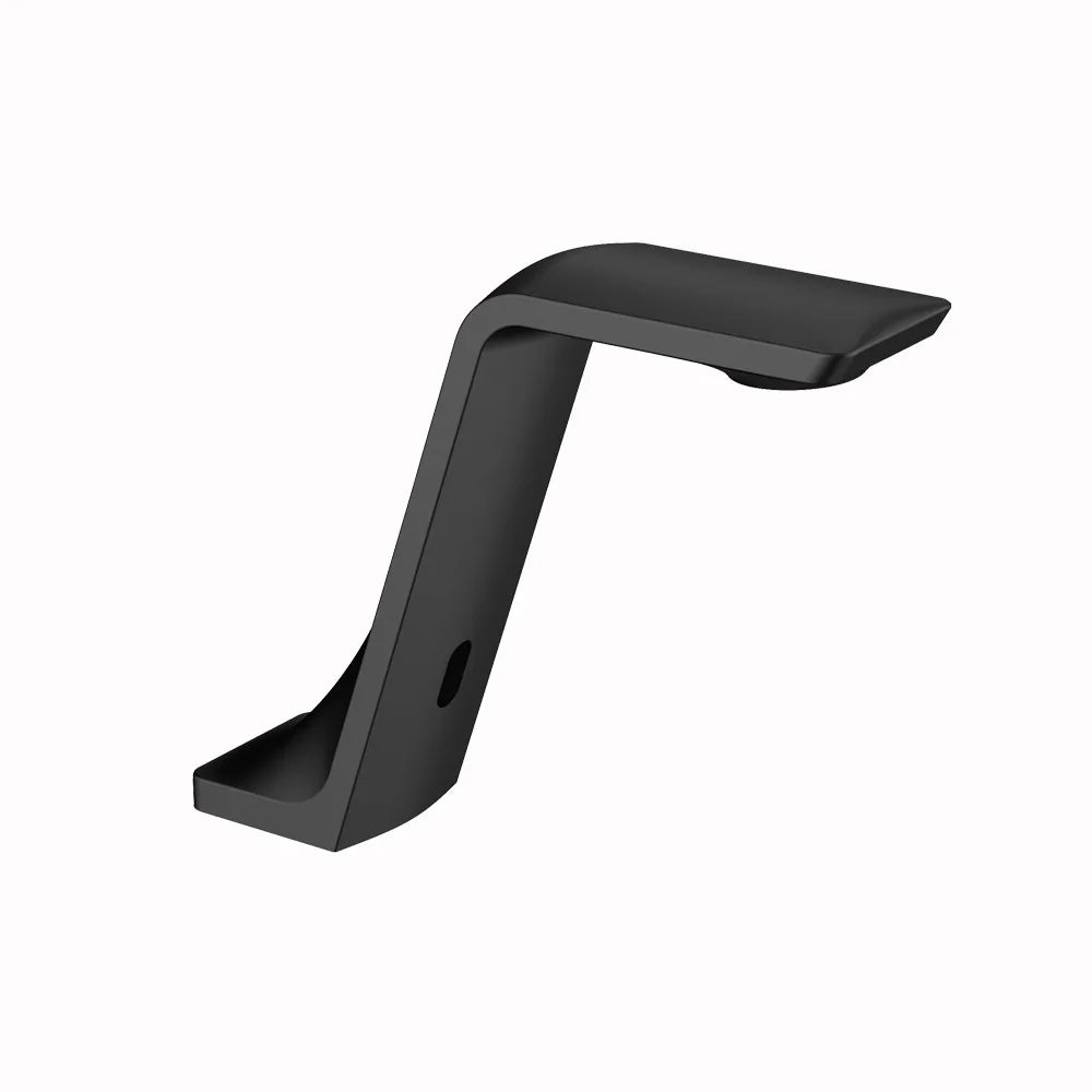 Gun Gray Brass Automatic Touchless Bathroom Basin Faucet Smart Infrared Motion Sensor Single Cold Hand Washing Basin Tap l