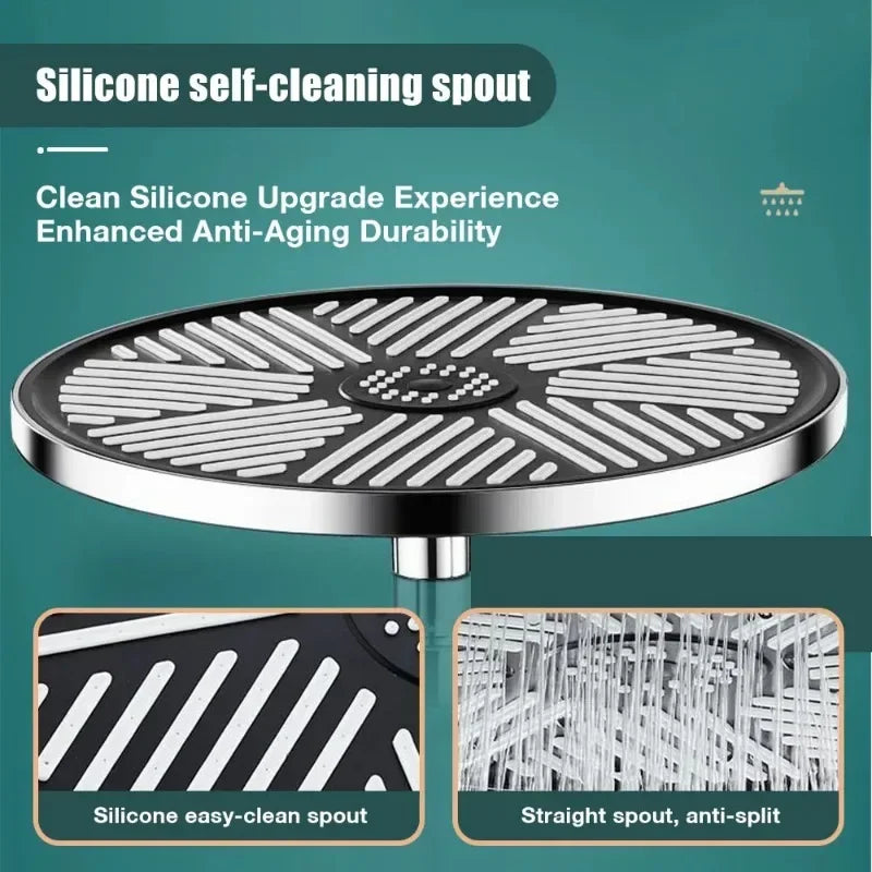 10 Inch Big Panel Rainfall Shower Head ,High Pressure, Water Saving