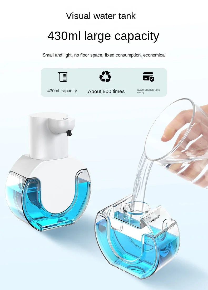 Smart Soap Dispenser 420ml Touchless Motion Sensor Washing Hand Device Wall-Mounted Liquid Soap Dispenser