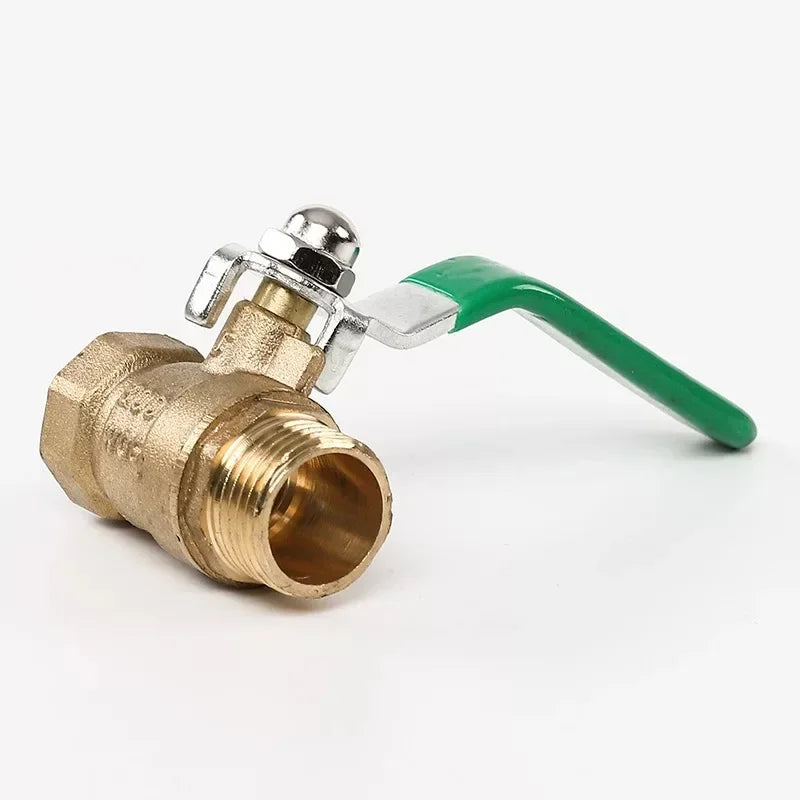 1/2'' Brass Ball Valve Male to Female Water Gas Oil Valve with lever handle Copper Plumbing Valve