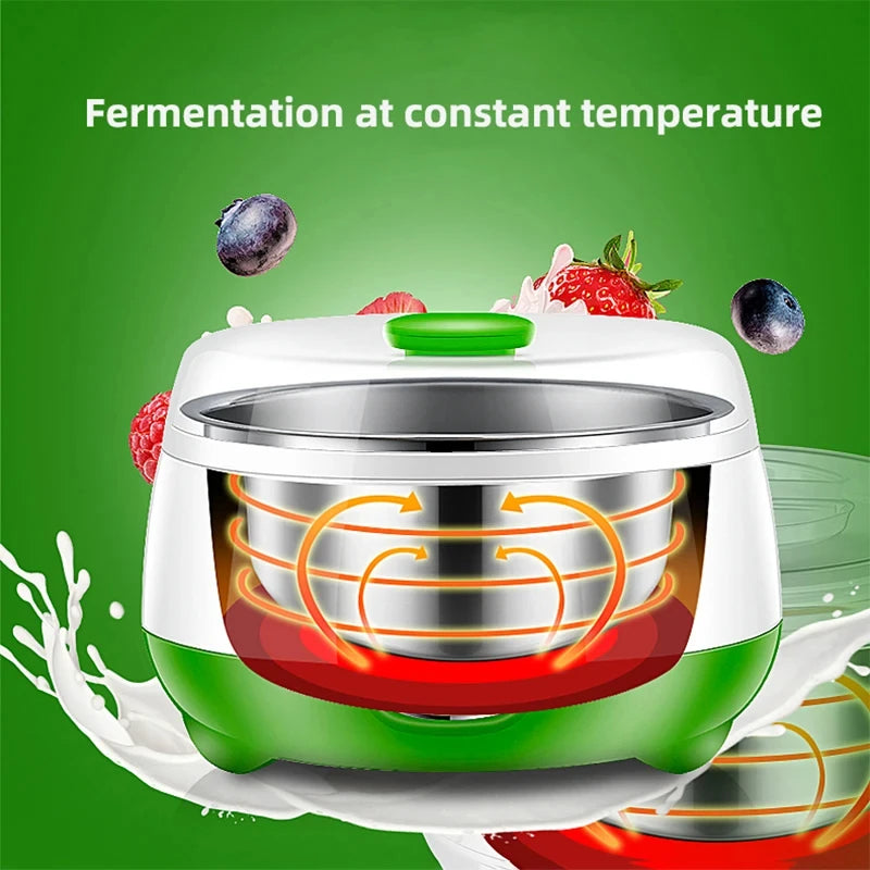1L Electric Mini Yogurt Maker Automatic Multifunctional 220V Household Rice Maker