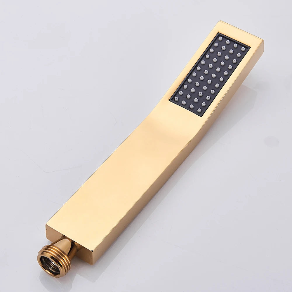 Hand shower Brass Shower Head. Square Handheld Head Replace