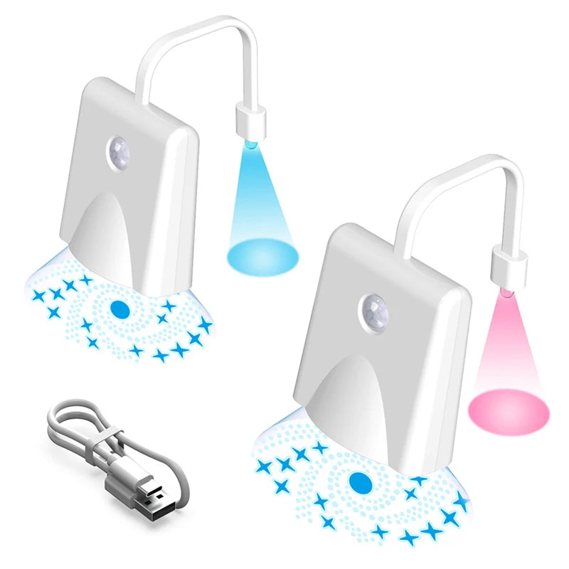 Motion Sensor Toilet Night Light 8-Color Changes