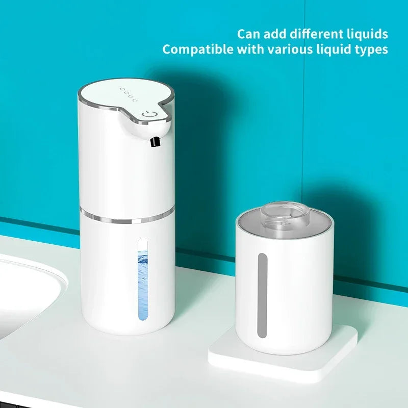 Automatic Soap Dispenser Touchless Foaming Soap Dispenser 380ml USB Rechargeable Electric 4 Level Adjustable