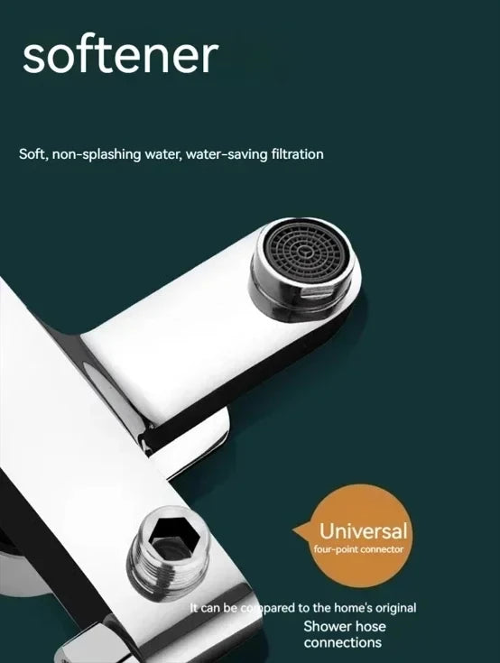 Bathroom Shower Faucet Mixing Valve Shower ,Shower Set Bathtub Mixing Switch Triple Hot and Cold Faucet