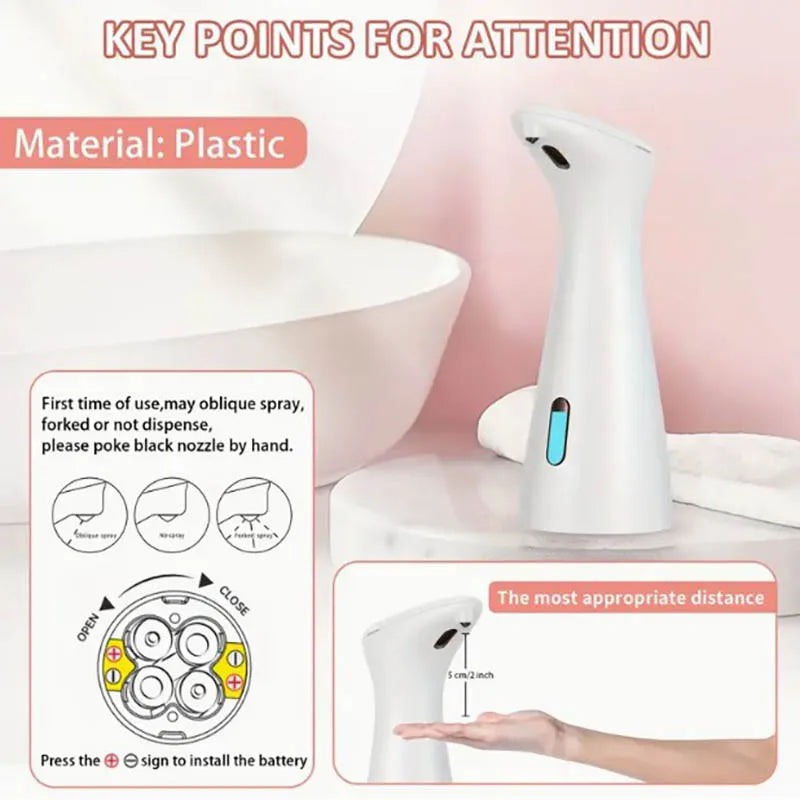 Automatic Sensor Soap Dispenser White High Quality